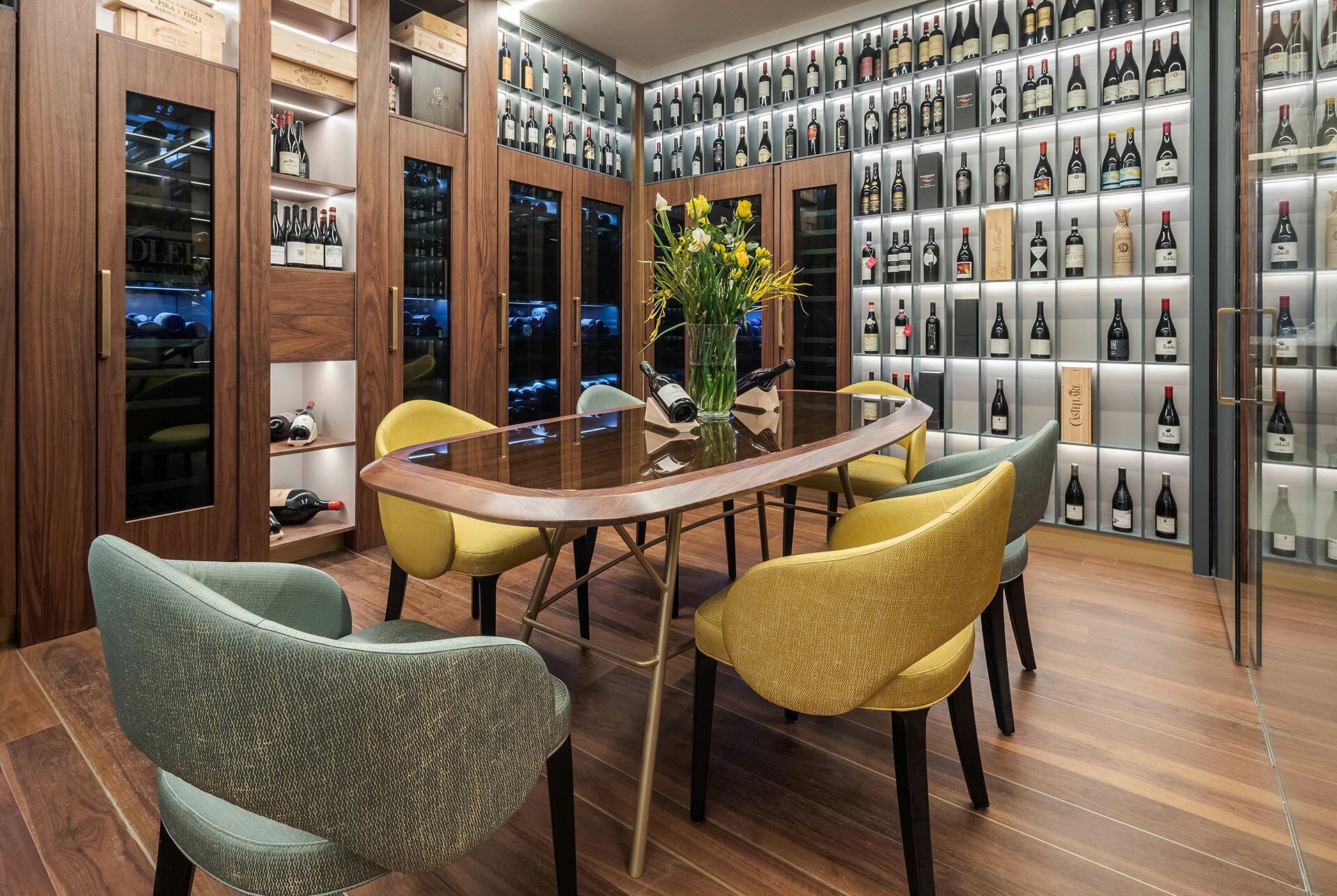Panzeri Light Project Baglioni Hotel Milano Casa Baglioni Sadler Wine Cellar 2023